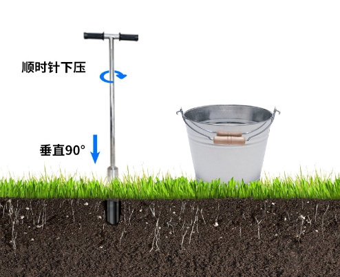 Multi layer soil moisture monitoring station